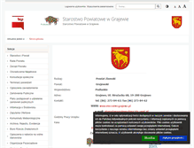 Tablet Screenshot of bip.starostwograjewo.pl
